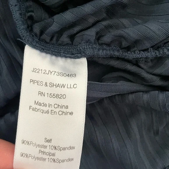 Veronica Beard Davila Blue Asymmetrical Ruched Bodycon Dress in Marine